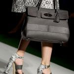 Mulberry Black Bayswater with Stripes Bag - Runway Spring 2014