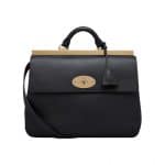 Mulberry Black Classic Calf Suffolk Bag