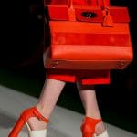 Mulberry Fiery Red Bayswater with Stripes Bag - Runway Spring 2014