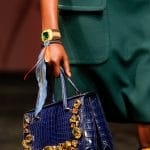 Prada Blue Embellished Crocodile Bag - Runway Spring 2014