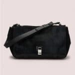 Proenza Schouler Black Pony PS Courier Bag