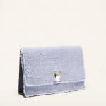 Proenza Schouler Periwinkle Shearling Small Lunch Bag