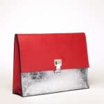 Proenza Schouler Poppy/Silver Large Lunch Bag