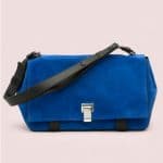 Proenza Schouler Royal Blue:Black Suede PS Courier Bag