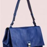 Proenza Schouler Royal Blue:Veruca Salt Double Sided Leather PS Courier Bag 1