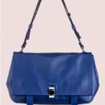 Proenza Schouler Royal Blue/Veruca Salt Double Sided Leather PS Courier Bag