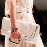 Salvatore Ferragamo White Fold-over Bag - Runway Spring 2014