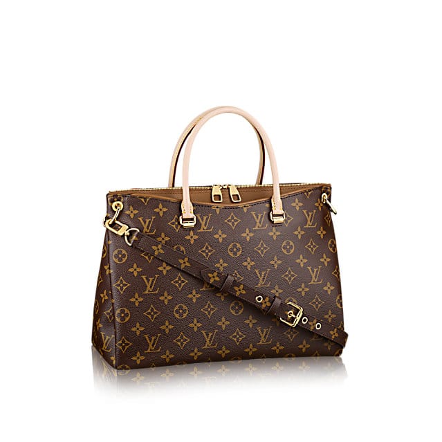 LOUIS VUITTON Pallas Monogram Canvas Shoulder Bag Noir-US