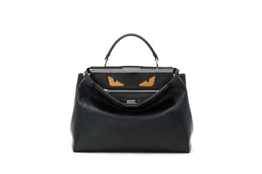Fendi Black Monster Peekaboo Bag