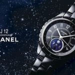 Chanel Black J12 Moonphase Watch