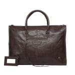 Balenciaga Cigare Fonce Classic Weekender Bag