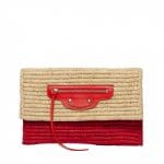 Balenciaga Raffia City Clutch Bag - Resort 2014