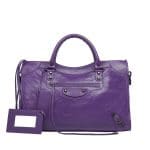 Balenciaga Ultraviolet Classic City Bag