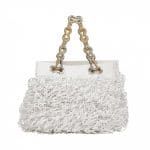 Balenciaga White Chain Tote Bag Resort 2014