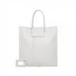 Balenciaga White Papier Ledger tote Bag - Resort 2014