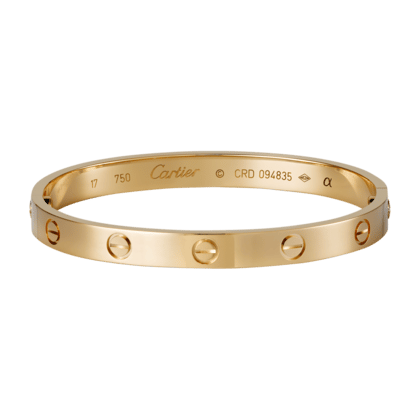 cartier love bracelet prices over the years