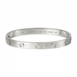 Cartier White Gold Love Bracelet