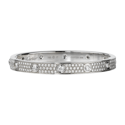 cartier love bracelet full diamond price