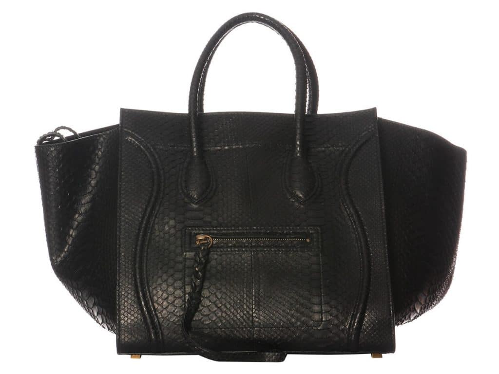 Celine Black Python Bag from Anns Fabulous Finds