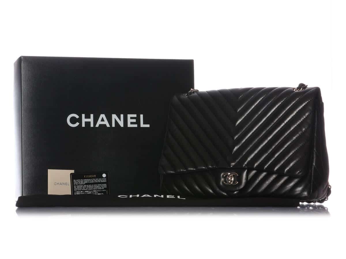 Chanel Maxi Chevron Lambskin Flap Bag - Anns Fabulous Finds