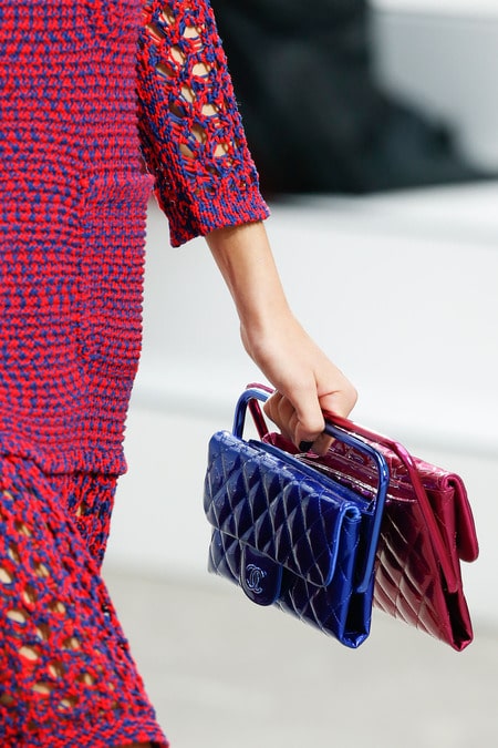 Presentations from Chanel Spring/Summer 2014 Collections include Bright Bags  - Spotted Fashion