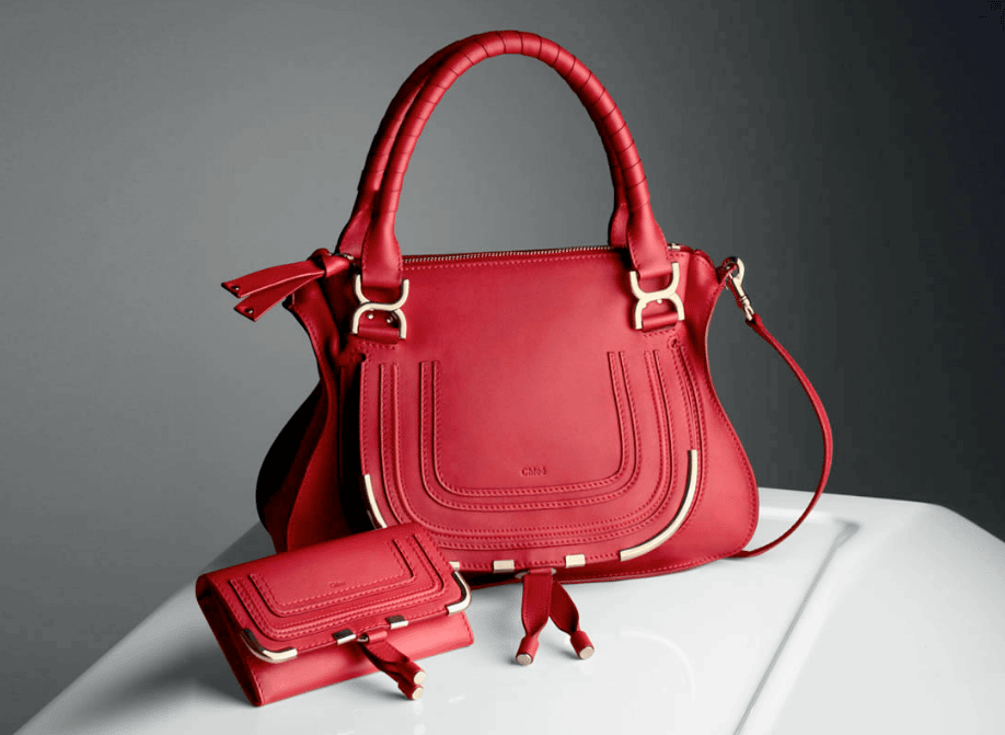 Chloe Cherry Jelly Marcie Long Wallet : Medium Shoulder Bag