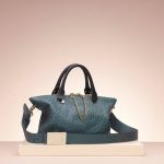 Chloe Ostrich Blue Baylee Bag - Holiday 2013