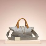 Chloe Ostrich Grey Baylee Bag - Holiday 2013