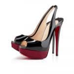 Christian Louboutin Lady Peep Sling Platform Sandals - Fall 2013