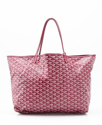 Goyard Saint Louis Tote Bag Reference Guide Spotted Fashion Goyard Burgundy Saint Louis Gm Bag