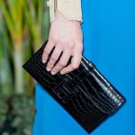 Hermes Black Crocodile Jige Clutch Bag - Runway Spring 2014