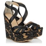 Jimmy Choo Parrow Wedge Sandals - Cruise 2014