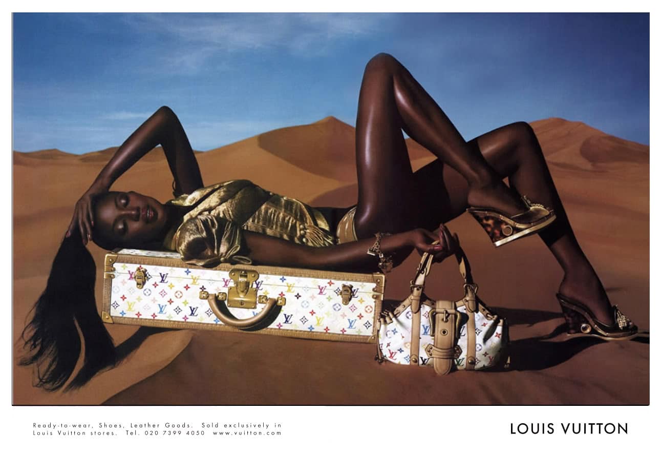 Louis Vuitton 2004 Campaign with Naomi Campbell
