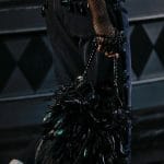 Louis Vuitton Black Feathered Noe Bag - Runway Spring 2014