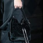 Louis Vuitton Black Sequined Noe Bag - Runway Spring 2014