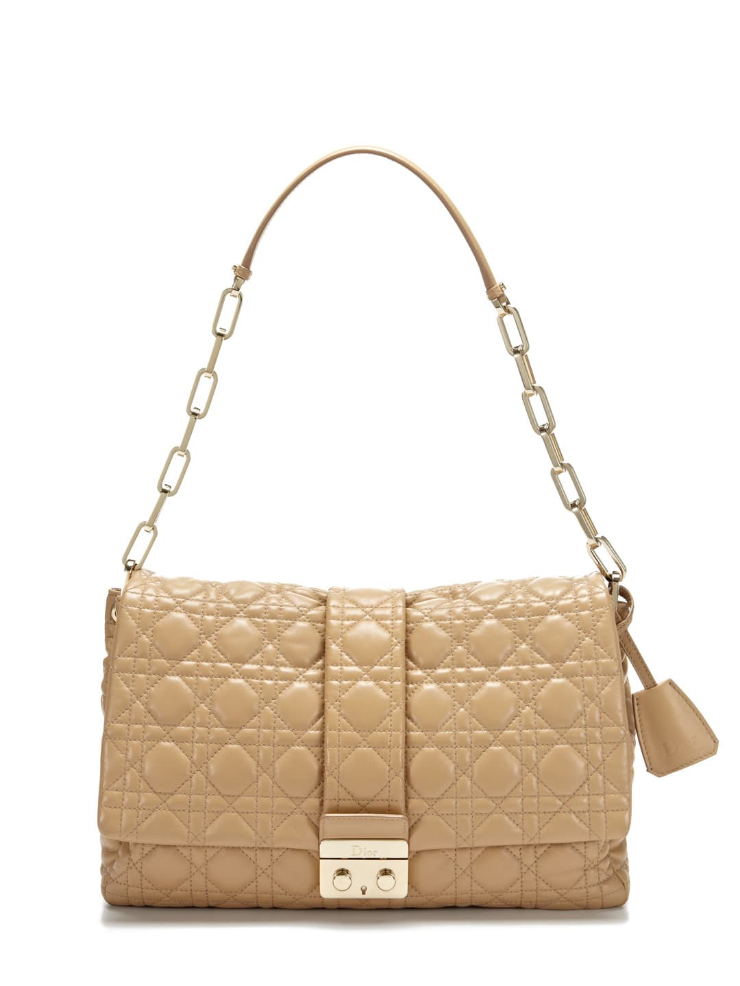 Miss Dior Tan Large Flap - Gilt