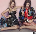 Miu Miu Resort 2014 Ad Campaign with new Biker bag