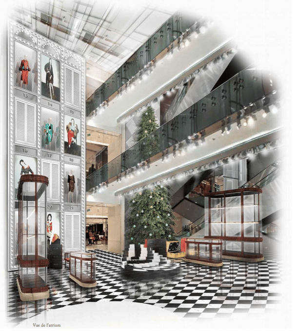 Prada and Printemps Haussmann in Paris collaborate for the Holidays -  Spotted Fashion