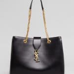 Saint Laurent Black Chain Strap Cassandre Tote Bag