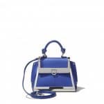 Salvatore Ferragamo Blue Python Sofia Mini Bag