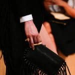 Valentino Black Fringed Clutch Bag - Runway Spring 2014