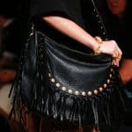 Valentino Black Fringed Shoulder Bag - Runway Spring 2014