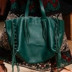 Valentino Green Fringed Tote Bag - Runway Spring 2014