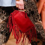 Valentino Red Fringed Clutch Bag - Runway Spring 2014
