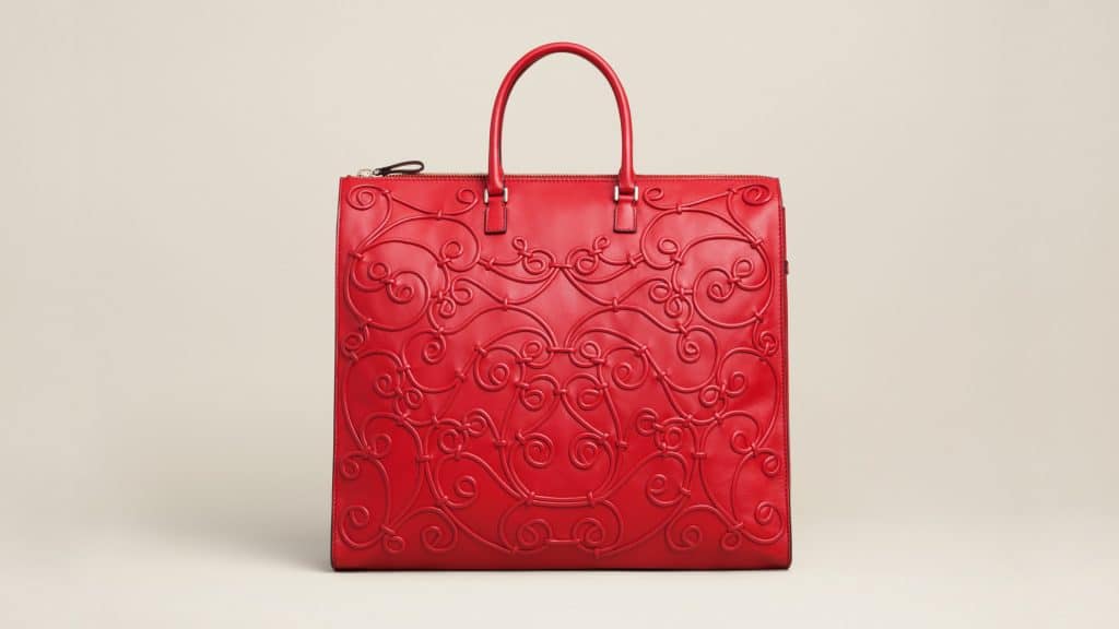 Valentino Red Intrigate Tote Bag - Fall 2013