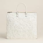 Valentino White Intrigate Tote Bag - Fall 2013