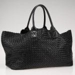 Bottega Veneta Black Cabat Large Bag