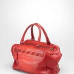 Bottega Veneta Fraise New Red Madras Sfumato Brera Small Bag