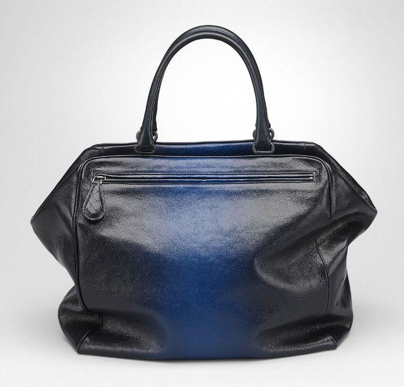 Bottega Veneta Vintage - Goatskin Madras Sfumato Brera Bag - Black Blue -  Leather and Goatskin Handbag - Luxury High Quality - Avvenice