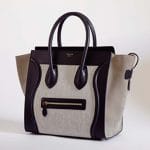 Celine Black/Grey Mini Luggage Bag